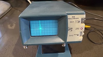Tektronix 212 Portable Analog Dual Trace CRT Oscilloscope