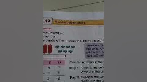 std 2 chapter 19 a subtraction stories