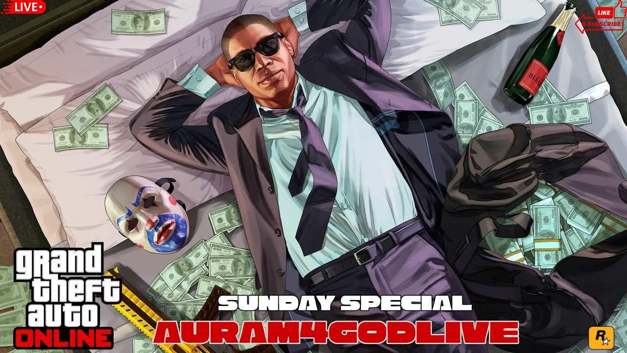 💰 GTA 5 ONLINE LIVE 🔴 | Sunday Special | Luxury Life, Heists & Fun 😎 | AuraM4GODLive