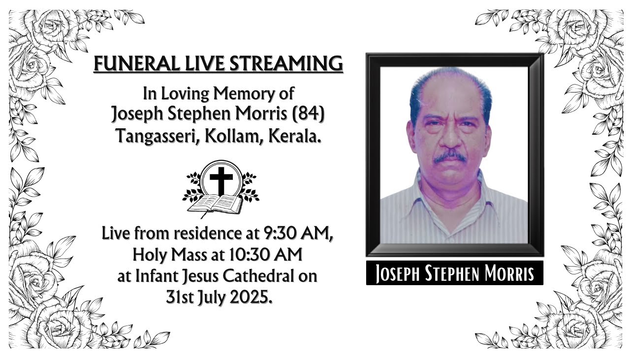 Live Funeral of Joseph Stephen Morris (84) | Streaming from 9:30 AM | 31st July 2025 | Yalam Live |