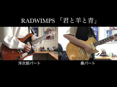 RADWIMPS 君と羊と青 ギター 弾いてみた。 (guitar cover.)
