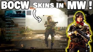 Use Cold War Skin In Modern Warfare  How to Get CW Operators In MW Multiplayer