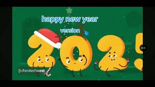 HAPPY NEW YEAR (FELIZ ANO NOVO) 2025 fun 2026 VERSIONS the creative dude happy new year and REDE G2 