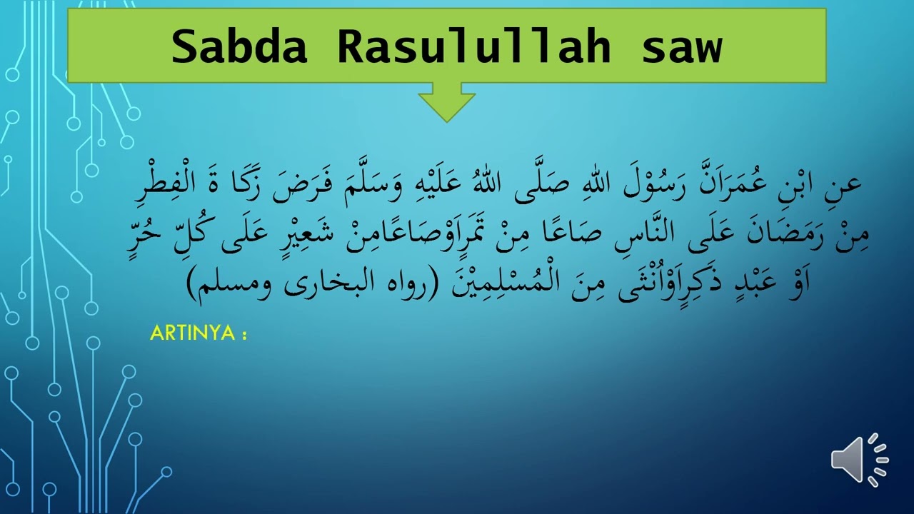 Dasar dan Dalil Zakat Fitrah - YouTube