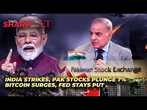 Two Sharp with ET: India strikes, panic hits Pakistan stocks, Fed holds fire, Bitcoin surges Episode cover