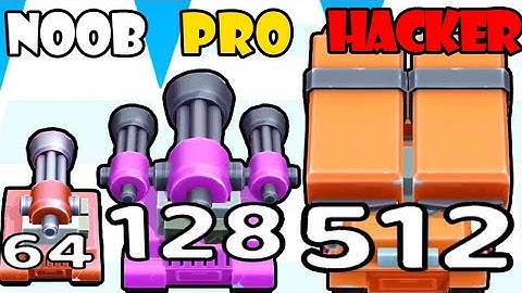 NOOB vs PRO vs HACKER - Merge Tank Run | Gameplay Walkthrough (Android,iOS)