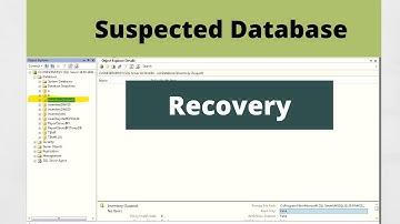 How to Recover Suspected Database " SQL Server 2008 "  |Mansoor Anwar| (Urdu)