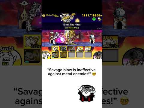 Savage Blow Is Better Than Crits For Metals Battle Cats