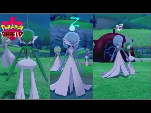 Shiny Gallade & Gardevoir Interaction - Pokemon Sword & Shield 