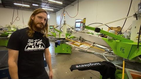 Printing Long Sleeves on the ROQ FIT with Printed Threads