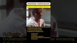 Oorum Blood Mnemonic For Side Effects Of Beta Blockers Oorum