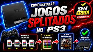 Como Instalar Jogos SPLITADOS no Ps3