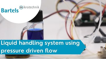 Stand alone contamination free liquid handling system based on pressure driven flow