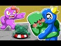 Rainbow friends play spin the bottle  red has to twerk  roblox rainbow friends animation