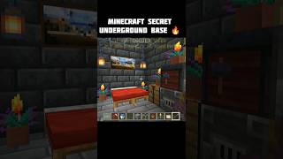 How to make an Underground Base in Minecraft ⛏️ #minecraft #shorts #viral #fyp #trending