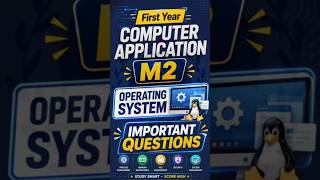 Operating System minor 2 Important Questions | First Year Computer Application