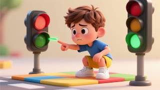 Baby Sam’s Traffic Light Learning Rhyme | Fun Road Safety Song for Kids | Learning Adventure