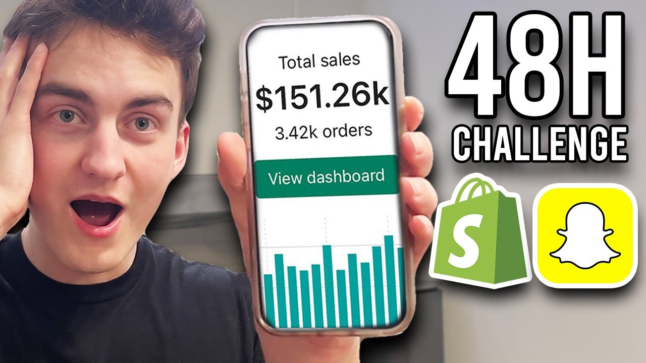Snapchat Ads + 48 Hour Challenge: Dropshipping on Shopify