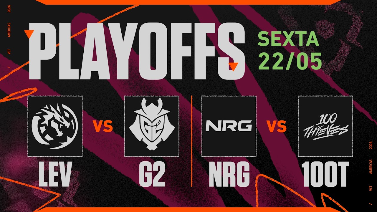 LEV x G2 | NRG x 100T |  VCT Americas Etapa 1 | Playoffs - Dia 5