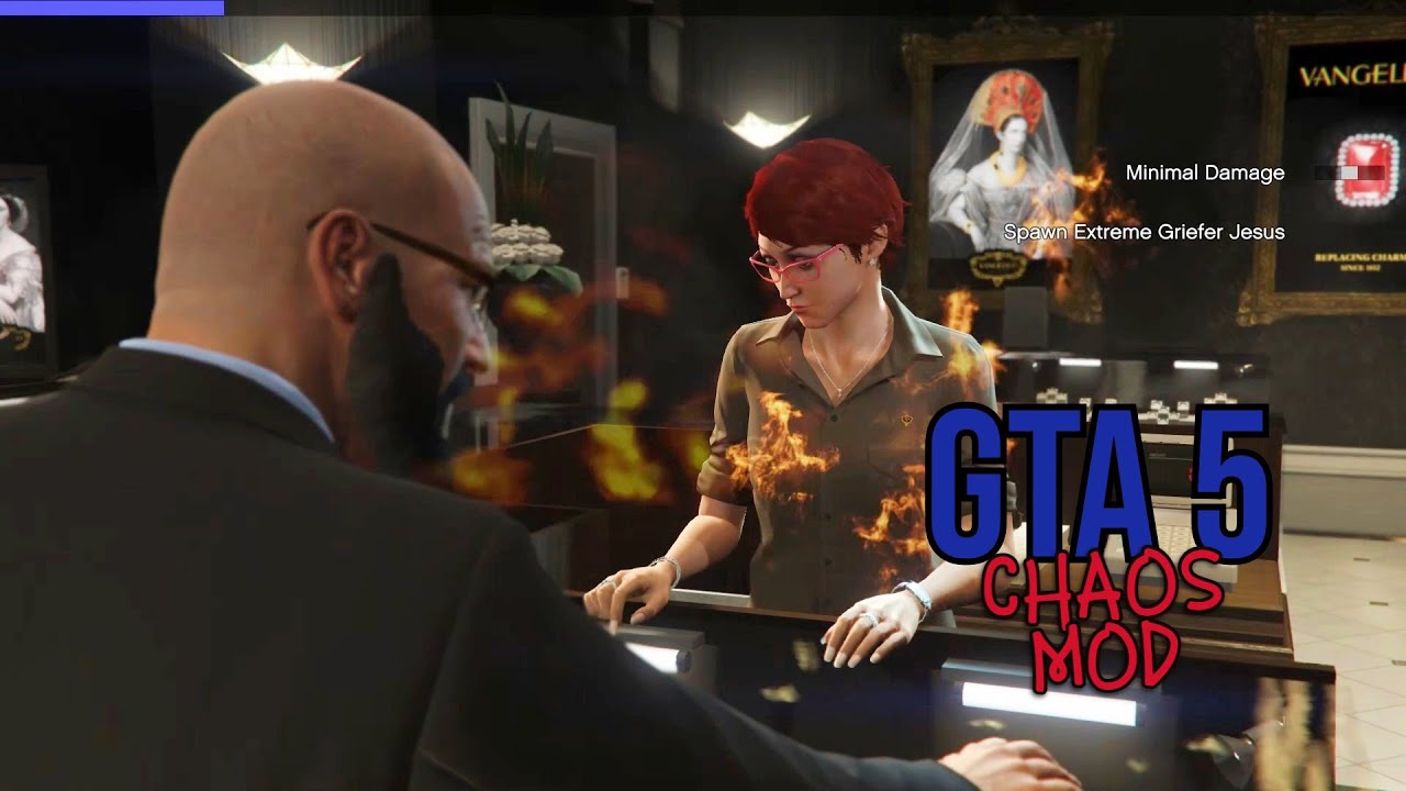 Random GTA 5 Chaos mod moments - YouTube