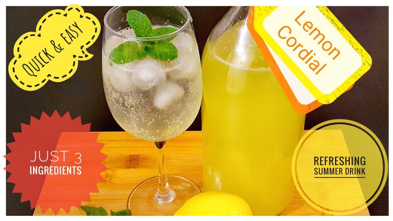 Homemade Lemon Cordial Recipe - The Cooking Collective