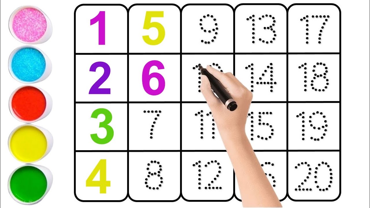 1 to 100 counting, kids rhymes, 123 Numbers, learn to count, One two three, Numbers song