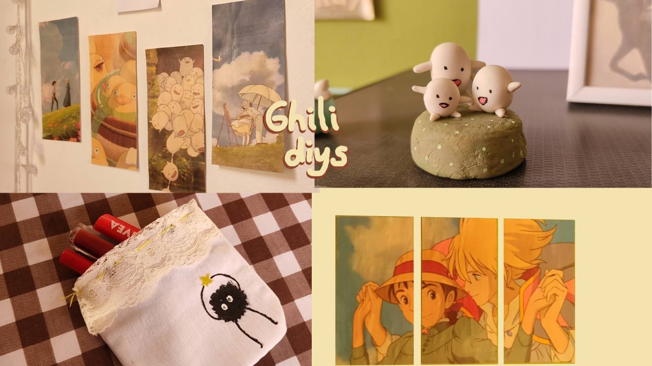 Studio Ghibli 🌱Manualidades para decorar tu habitación 🍂