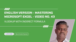 English Version – Video #43 - Mastering Excel: The Ultimate Guide | VLOOKUP with INDIRECT