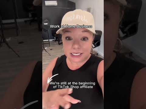 Work at home as a TikTok shop affiliate #tiktokshop