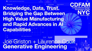 Generative Engineering: Joe Griston + Laurence Cook at CDFAM NYC 2024