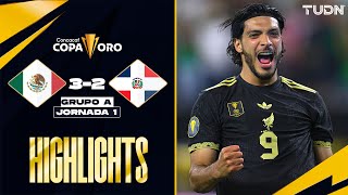 Highlights - Mexico 3-2 Dominican Republic | Gold Cup - J1 2025 | TUDN