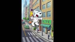 Snoopy's Space Mishap! 🚀😂 #Shorts