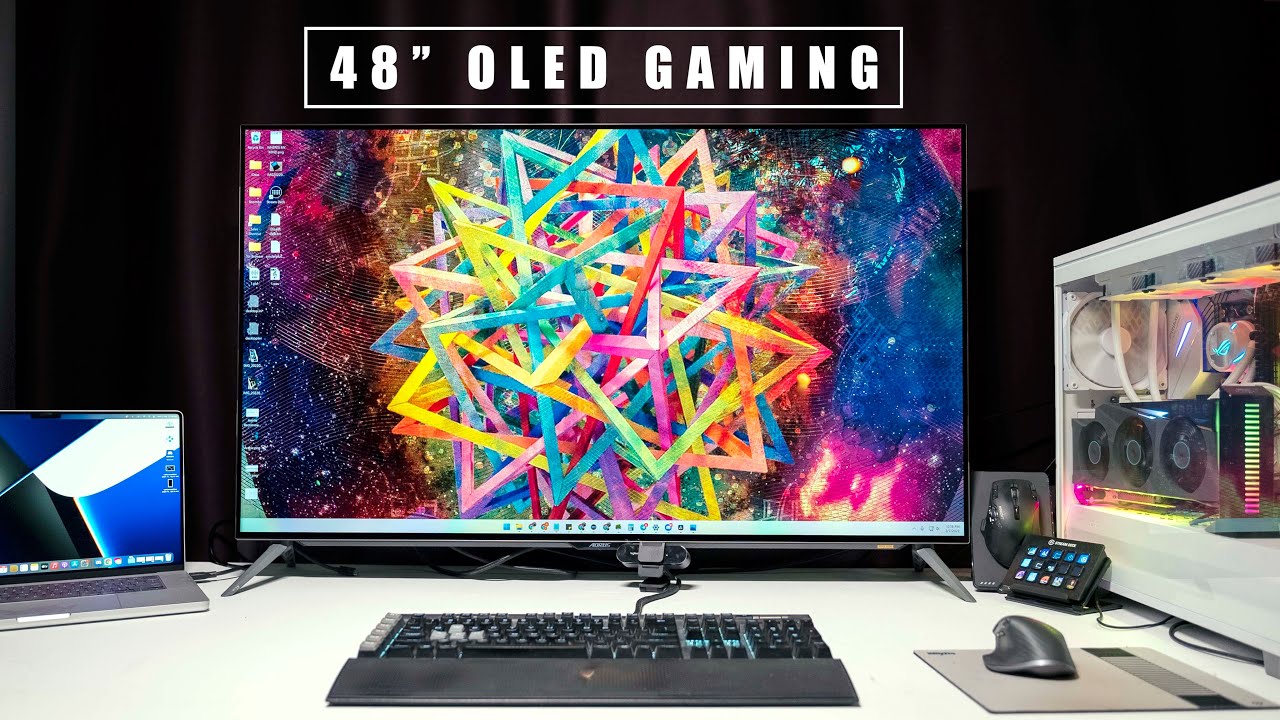 LG's UltraGear 48-inch 4K OLED 120Hz Gaming Monitor has three HDMI