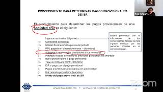 Curso Taller De Pagos Provisionales De Isr Y Definitivos De Iva 2022