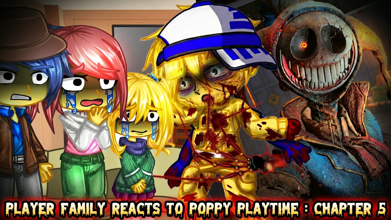 Player Family reacts to Poppy Playtime : Chapter 5 || Poppy Playtime || Part 4 || Gacha react