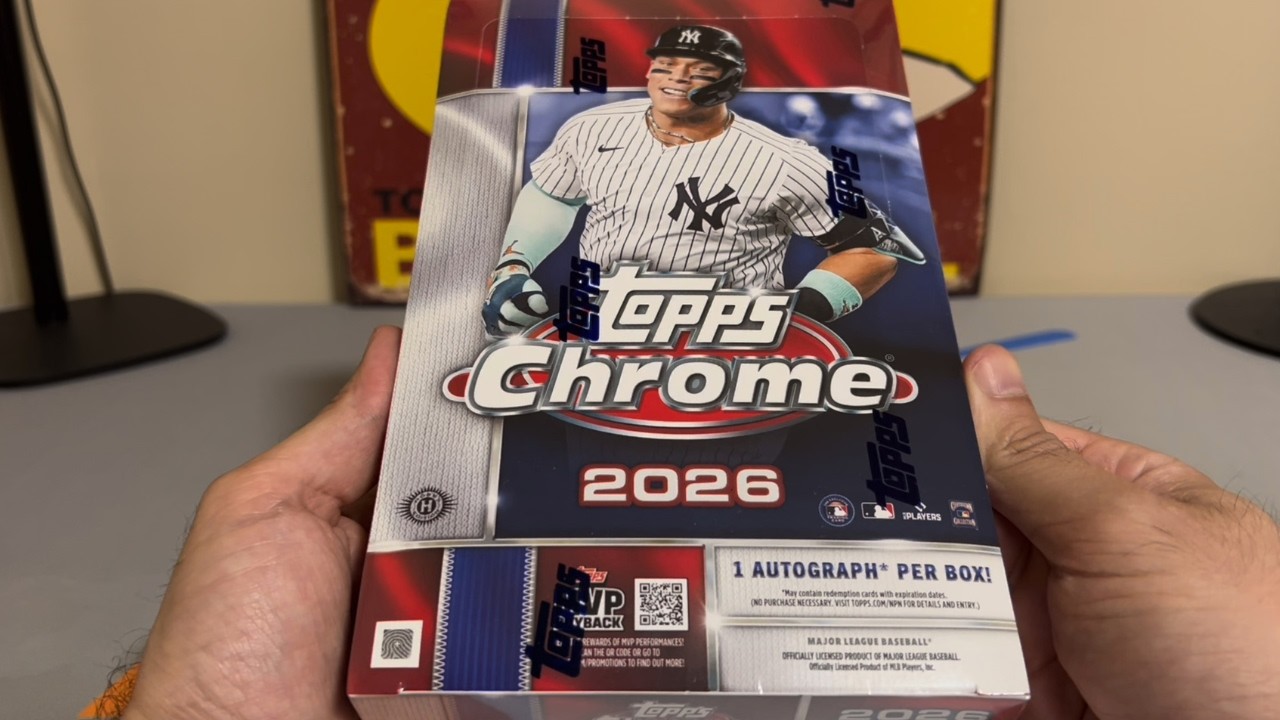 2026 Topps Chrome Hobby Box #1 - New Release!!! - YouTube