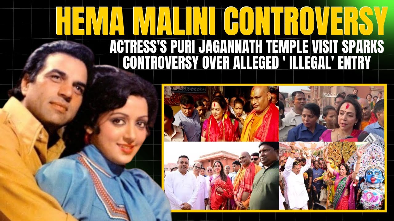 Hema Malini's Puri Jagannath Temple Visit Sparks Row Over Alleged ‘Illegal’ Entry | Dharmendra Deol