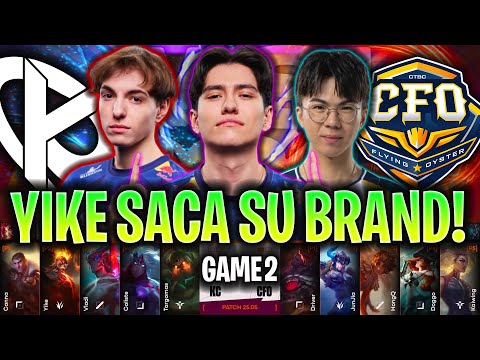 YIKE SACA BRAND EN BUSCA DE LA REMONTADA! | KC vs CFO Game 2 First Stand 2025 Día 2 LVP ESPAÑOL