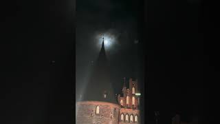 Abend In Den Straßen Von Lübeck