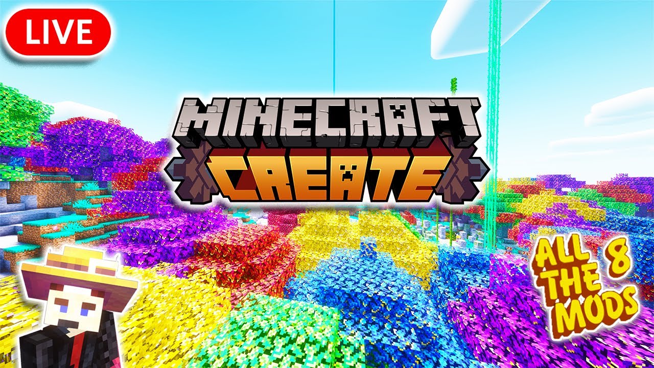 Exploring the Create Mod on ATM 8 Server: Building Epic Creations - YouTube