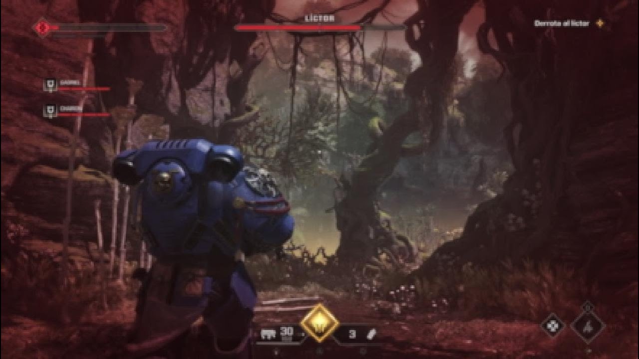 Pelea contra el Jefazo 2 en Warhammer 40k Space MARINE II