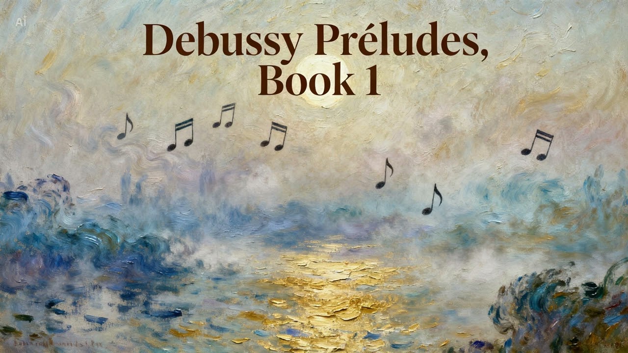 Debussy's 12 Préludes (Book 1) | Atmospheric Piano Music for Focus & Relaxation