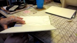 coptic stitch binding step 2