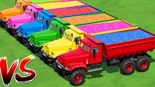 TRANSPORT MAYHEM! TRANSPORT Canola with HEAVY Kamaz Truck - Farming Simulator 22