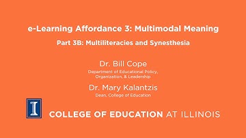 e-Learning Affordance 3b: Multimodal Meaning