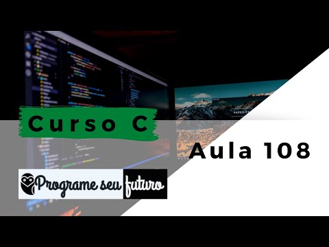 Curso de Programação C | Como ler uma matriz (array bidimensional) a partir do teclado? | aula 108