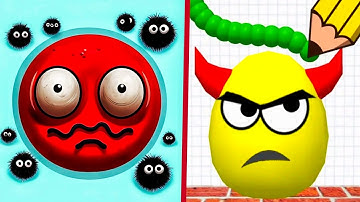 Draw To Smash vs Hide Ball - All Levels Gameplay (Android,iOS) Part 6