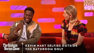 Kevin Hart Selfies Outside The Bathroom Only | The Graham Norton Show | Friday at 11pm | BBC America