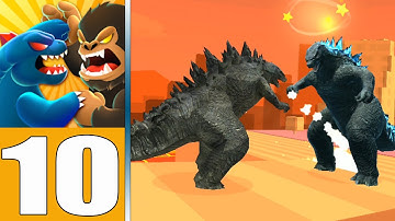 Kaiju Run (IOS/Android) Max Level Gameplay Walkthrough All Levels Part 10