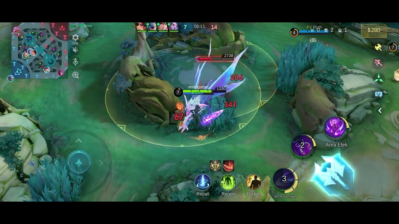 Ranked Lawan Hero Locccckkk MOBILE LEGEND